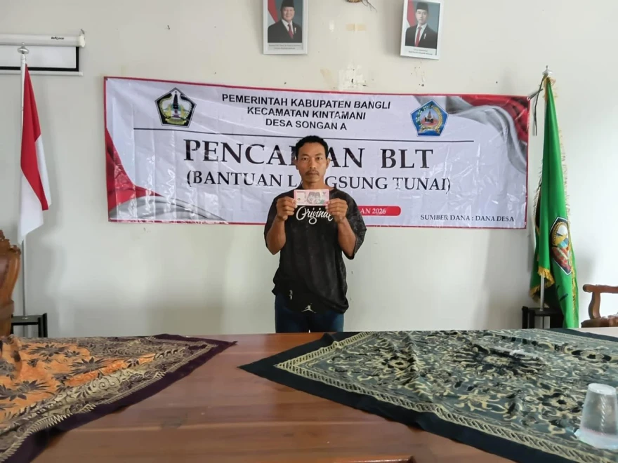 PENCAIRAN BLT DANA DESA SONGAN A TAHUN ANGGARAN 2026